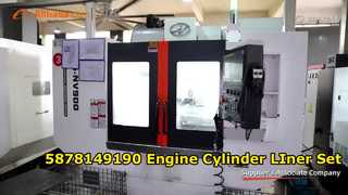 5-87814919-0 5-87813744-1 5878149190 مجموعة بطانة أسطوانة المحرك مناسبة لـ ISUZU 4HE1 NQR70