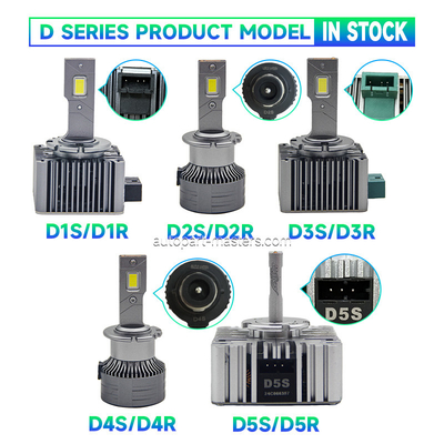 Masters D Series 100W 10000 Lumens 6500K Cool White D1S/D1R D2S/D2R D2H D3S/D3R D4S/D4R D5S/D5R D8S/D8R Headlamp Bulbs