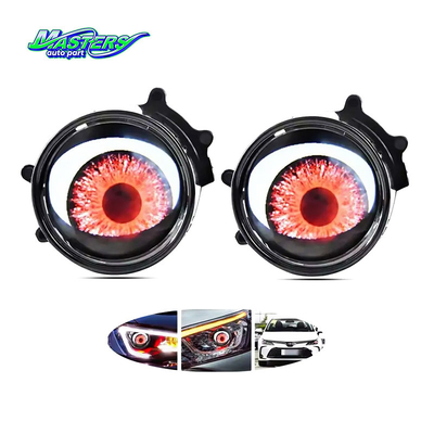 Multicolor Demon Eyes 3 Inch LED Projector Auto Accessories For Cars