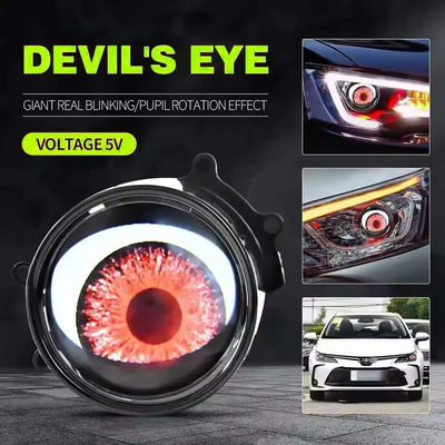 Multicolor Demon Eyes 3 Inch LED Projector Auto Accessories For Cars