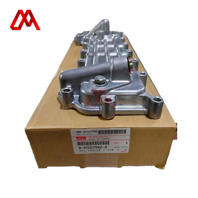 Durable Oil Cooler Assembly 8970279820 8-97027982-0 Compatible with Isuzu NPR 4HF1 Truck Parts