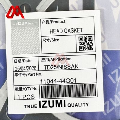 Nissan TD25 Truck Parts Cylinder Head Gasket 11044-44G01 High Temperature Resistant Cylinder Gasket