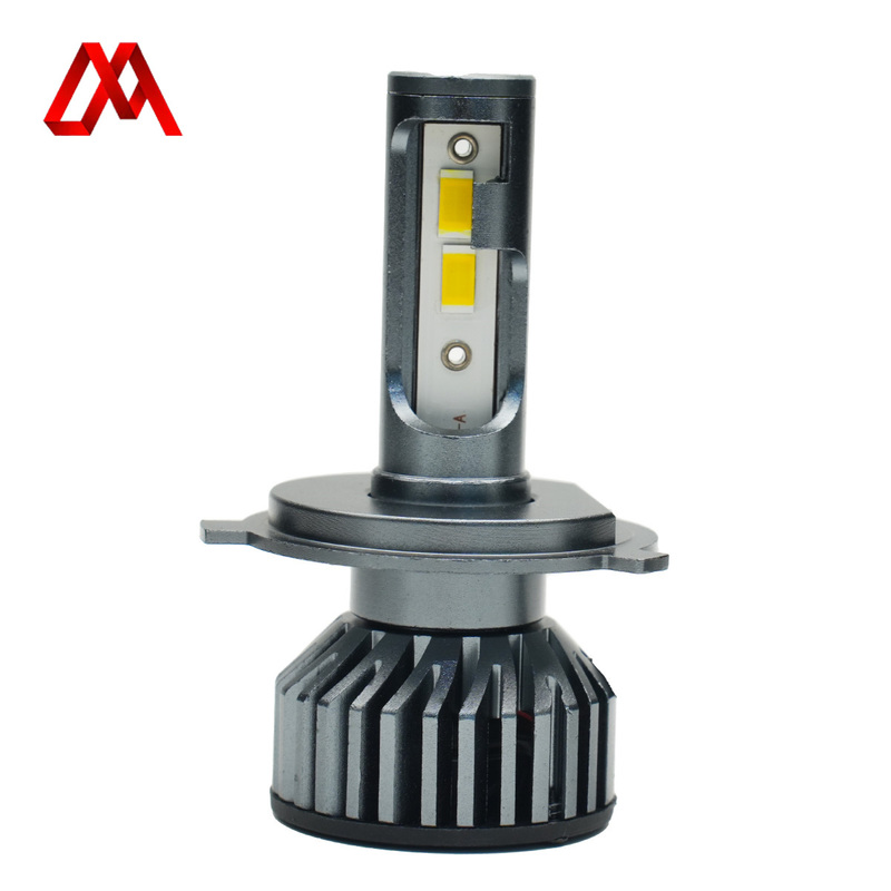 F2 75W 7500 Lumens 3000K Yellow 9004 9007 H4 H13 LED Headlights Bulbs